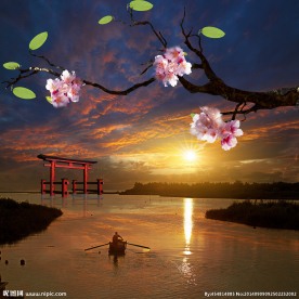 唯美夕阳