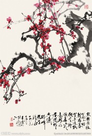 红梅图