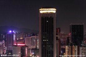 深圳建筑群夜景