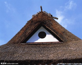 草房 茅草屋