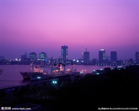 海滨夜景 海滨 夜景 