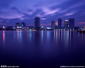 海滨夜景 海滨 夜景 