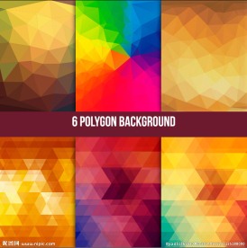 矢量多边形背景