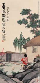 春色满园图
