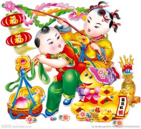 民俗 人物 剪纸