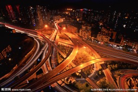 重庆立交桥夜景