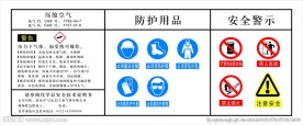 气体站安全警示