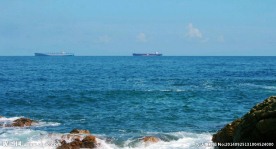 海洋风光 海上油轮
