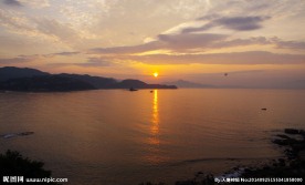 海洋风光 大海霞光