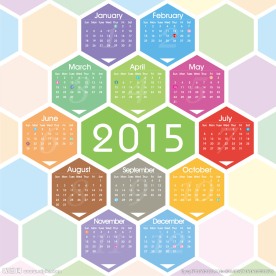 2015年日历