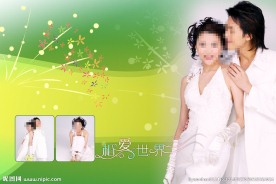 婚纱背景