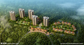 建筑鸟瞰图设计