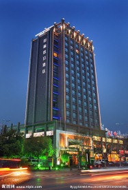 酒店夜景图片