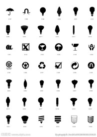 黑白AI矢量生活用品图