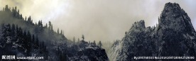 险峻的山顶