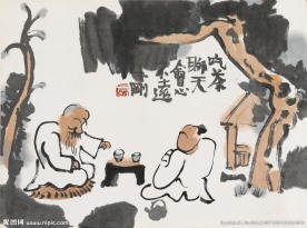 吃茶聊天会心不远