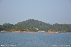 万绿湖 水月湾 景观 