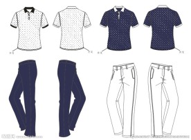 cdr服装模板套图