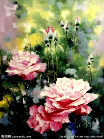 花卉油画