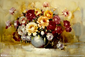 花卉油画