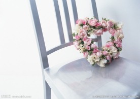 室内鲜花花环