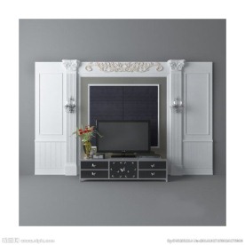 电视墙 欧式风格