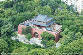 鼓楼钟楼 俯拍 古建筑