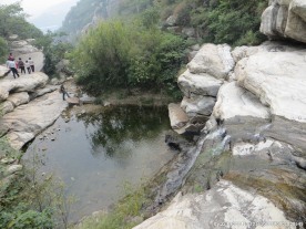 卢崖瀑布景区  锦碧潭
