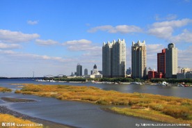 松花江畔风景
