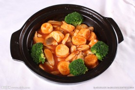 野菌农家豆腐煲