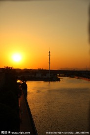 苏州夕阳水景