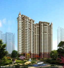 高层小区 住宅楼效果