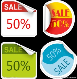 50%对折