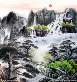 山水国画
