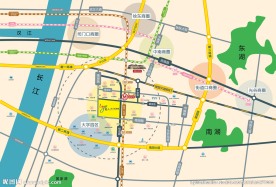 南湖广场区位图