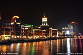 岐江河畔夜景