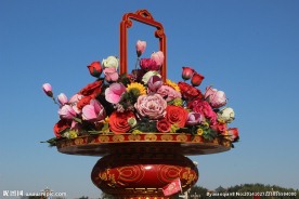 天安门花篮