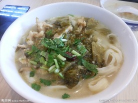 酸菜鸡丝面 酸菜面