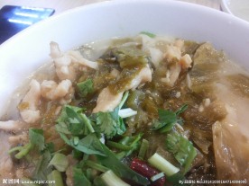 酸菜鸡丝面 酸菜面