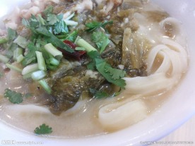酸菜鸡丝面 酸菜面