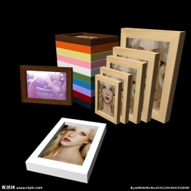 实木相框带通道