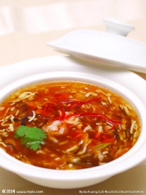 鲜虾酸辣羹