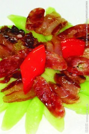 芥兰炒咸肉
