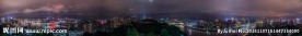重庆夜景全景照片
