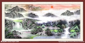 山水国画