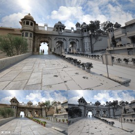 高精度沙特风3D模型VR