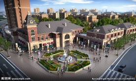 商业街效果图