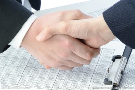 商务合作握手