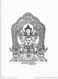 素描弥勒菩萨