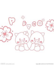 卡通小猪